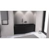 TIGRA L asymetrická vana 170x80x46cm, černá mat