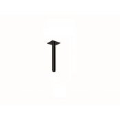 Sprchové ramínko svislé BLACK, 15 cm