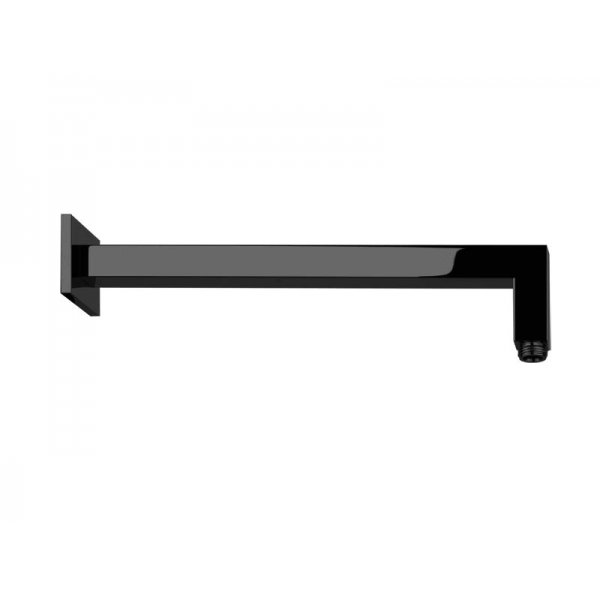 Sprchové ramínko BLACK hranaté 30 cm