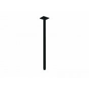 Sprchové ramínko svislé BLACK, 50 cm
