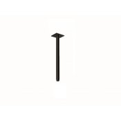 Sprchové ramínko svislé BLACK, 30 cm