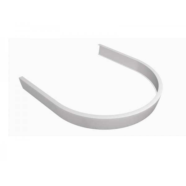 ISA 90 sprchová vanička z litého mramoru, půlkruh 90x90cm, bílá