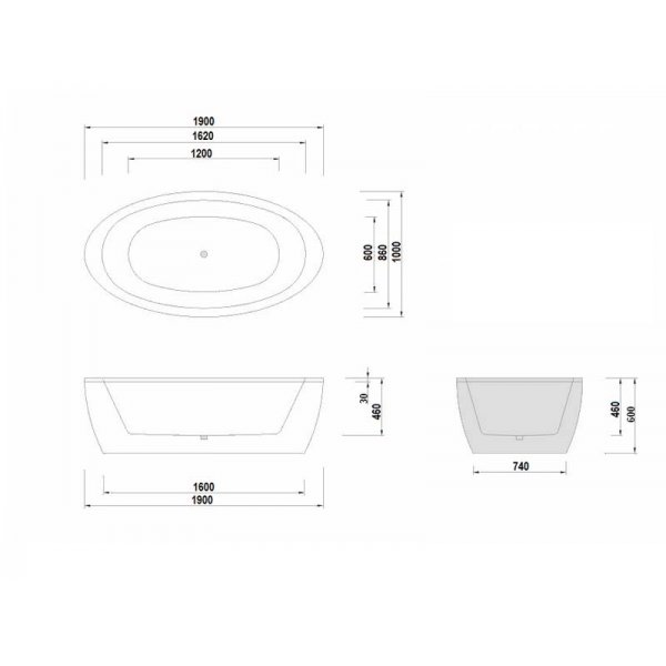 Sanjet LIBERO 190x100 cm