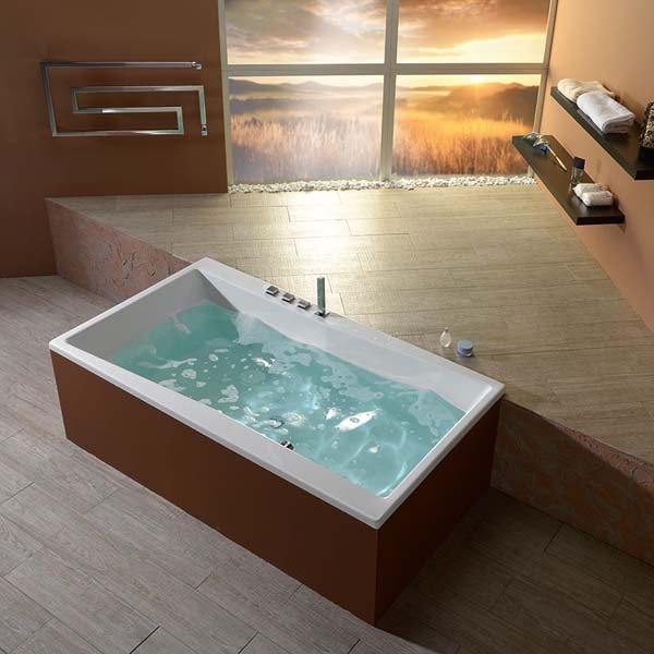 QUEST obdélníková vana 180x100x49cm, bílá