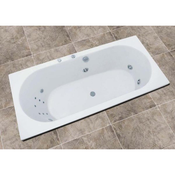 Masážní systém HYDRO s PNEU ovládáním, chrom