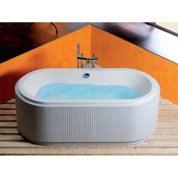 VIVA O oválná vana 185x80x47cm, bílá