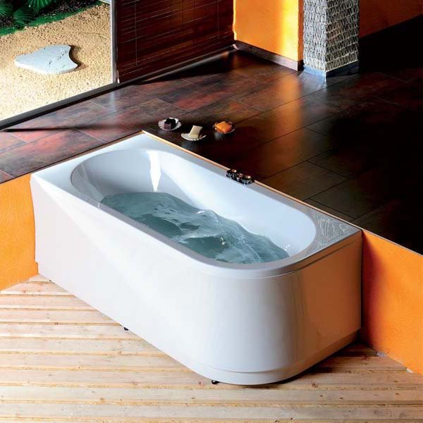 VIVA L asymetrická vana 185x80x47cm, bílá