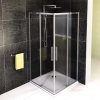 ALTIS LINE Chrom čtvercový sprchový kout 800x800 mm, rohový vstup, čiré sklo