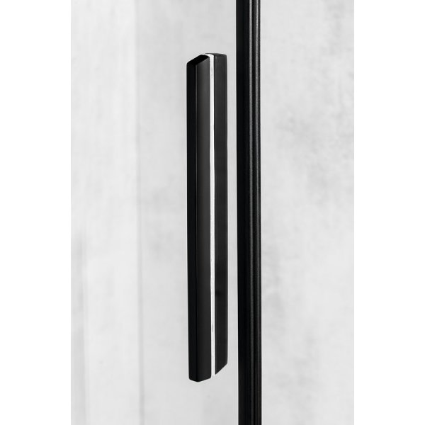 ALTIS BLACK posuvné dveře 1270-1310mm, výška 2000mm, čiré sklo