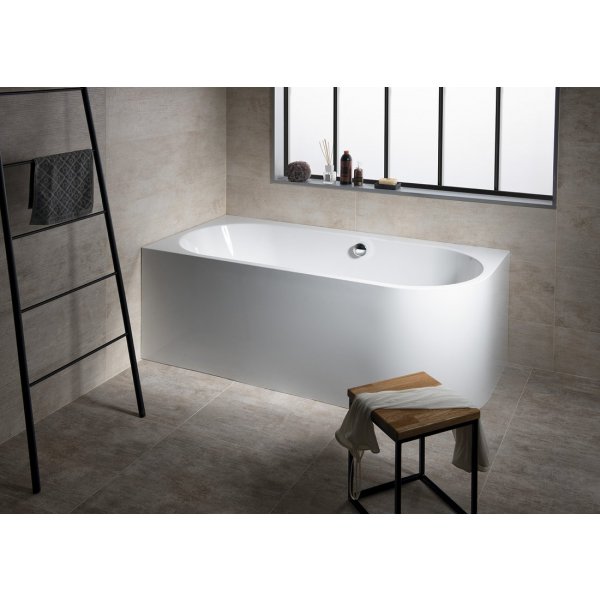 Masážní vana ASTRA L MONOLITH 160x75x60 cm HYDRO + PERLIČKA s PROFI EVO ovládáním, s automatickým Proplachem