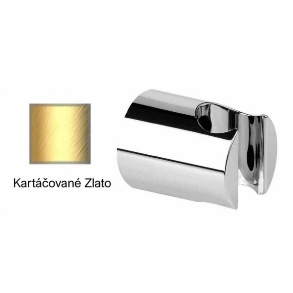 Držák sprchy KARTÁČOVANÉ ZLATO