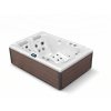 SPA vířivka MARINE IMPERIAL 216x150 cm, Bílá Perla/American Walnut, pro 3 osoby