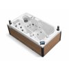 SPA vířivka SEAL SMART 216x125 cm, Bílá Perla/Pacific Brown, pro 2 osoby