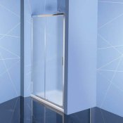 Posuvné dveře do niky EASY LINE 110 cm (2-dílné), sklo BRICK