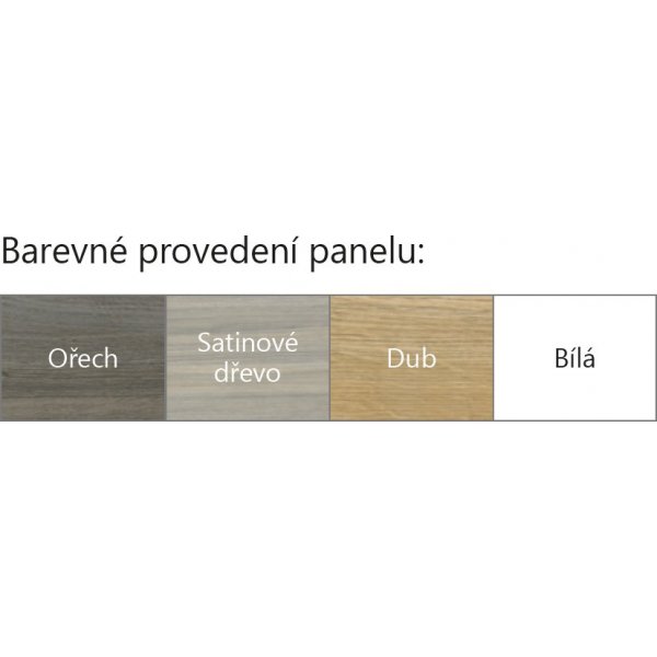 Panel boční 80 R ořech