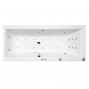Masážní vana CLEO 170x75x48cm HYDRO + PERLIČKA s PROFI FLAT ovládáním, s automatickým Proplachem