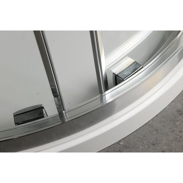 LUCIS LINE čtvrtkruhová sprchová zástěna 1200x900mm, L/R