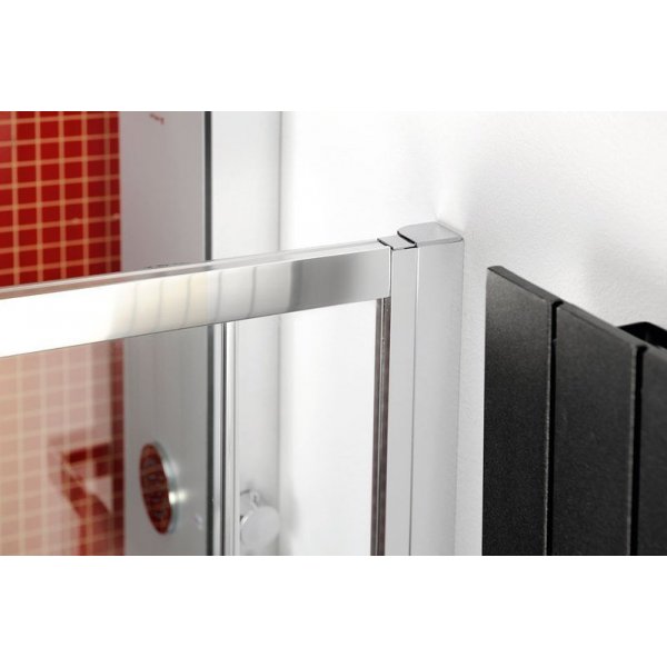 LUCIS LINE čtvrtkruhová sprchová zástěna 1200x900mm, L/R