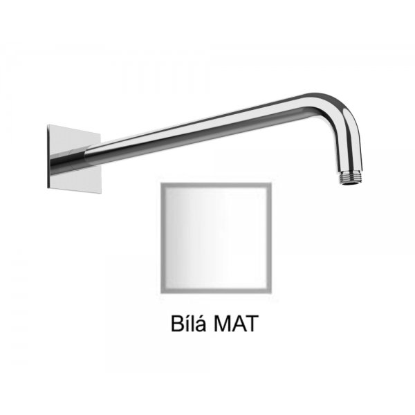 Sprchové ramínko kulaté BÍLÁ MAT 42 cm