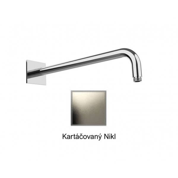 Sprchové ramínko KARTÁČOVANÝ NIKL kulaté 35 cm