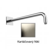 Sprchové ramínko kulaté KARTÁČOVANÝ NIKL 42 cm