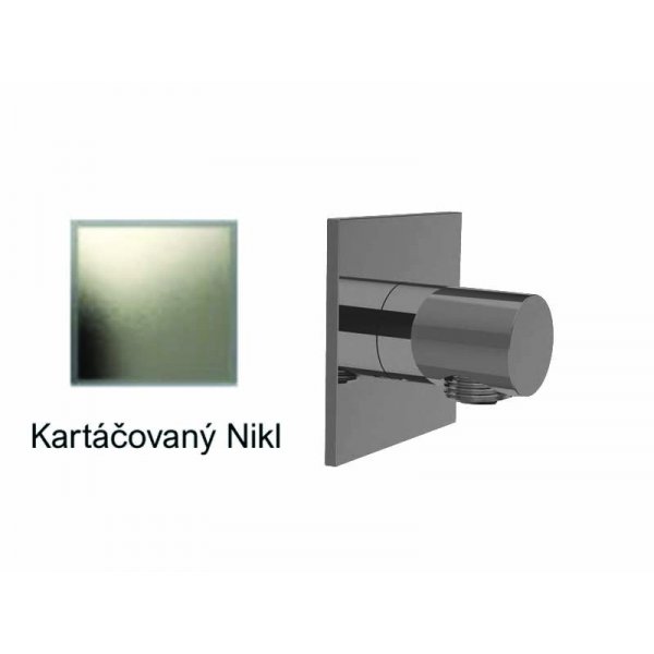 Vyústění sprchy QUADRO KARTÁČOVANÝ NIKL