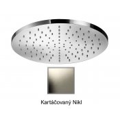 Sprcha kulatá KARTÁČOVANÝ NIKL Ø30 cm