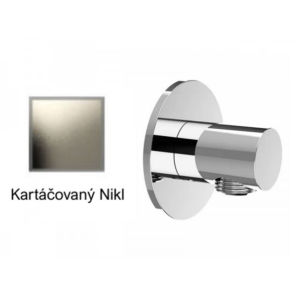 Vyústění sprchy RONDO KARTÁČOVANÝ NIKL