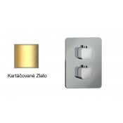 INFINITY T KARTÁČOVANÉ ZLATO baterie termostatická, 3 funkce