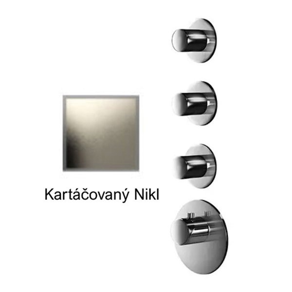 Baterie kryt ROUND S BÍLÁ MAT, 3 funkce
