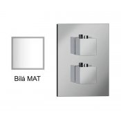 QUADRO T BÍLÁ MAT baterie termostatická, 3 funkce