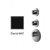 Baterie kryt ROUND S BLACK, 2 funkce