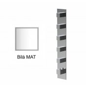 Baterie BÍLÁ MAT kryt SQUARE D, 5 funkcí