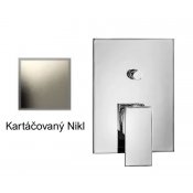 Baterie QUADRO P KARTÁČOVANÝ NIKL páková, 2 funkce