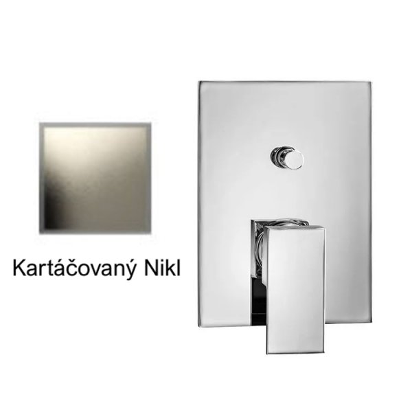 Baterie QUADRO P KARTÁČOVANÝ NIKL páková, 2 funkce
