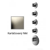Baterie kryt ROUND S BÍLÁ MAT, 4 funkce