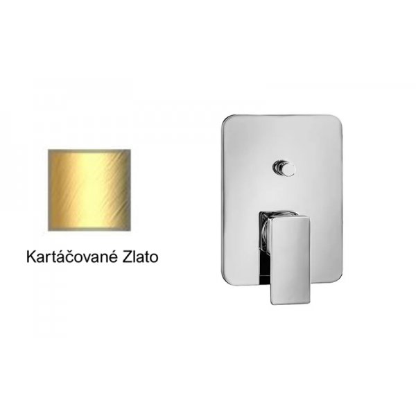 INFINITY P KARTÁČOVANÉ ZLATO baterie páková, 2 funkce