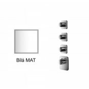 Baterie BÍLÁ MAT kryt ROUND+ KUKY S, 3 funkce