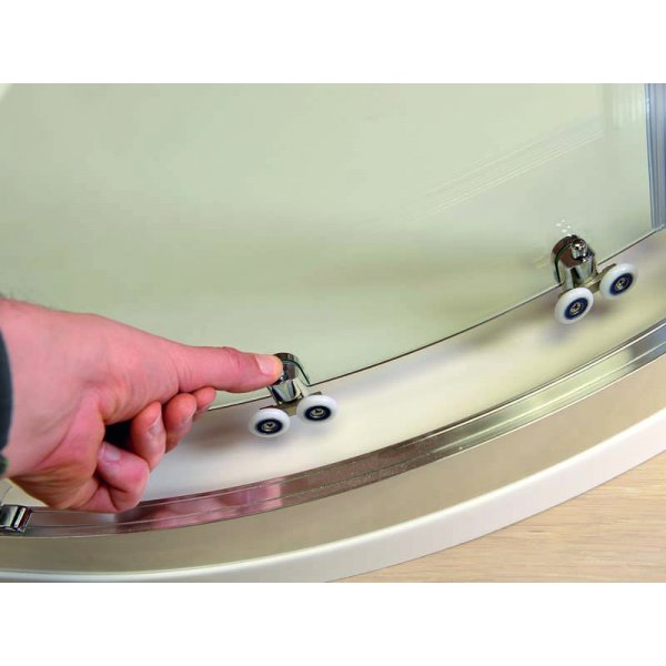 EASY čtvrtkruhová sprchová zástěna 1000x800mm, L/R, čiré sklo