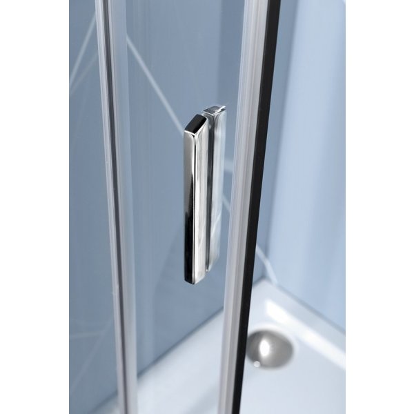 EASY čtvrtkruhová sprchová zástěna 1200x800mm, L/R, čiré sklo