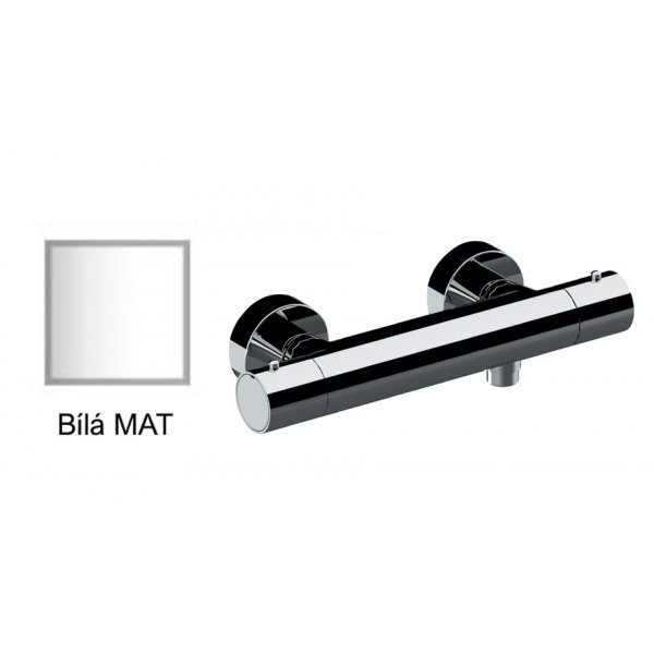 Baterie RONDO BÍLÁ MAT sprchová termostatická