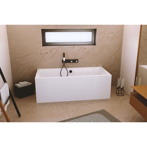 MARLENE D MONOLITH obdélníková vana 175x75x63cm, bílá