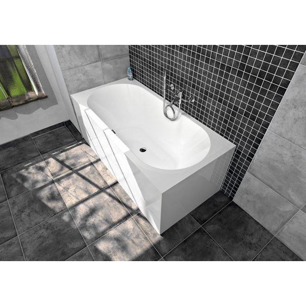 ASTRA BL MONOLITH obdélníková vana 160x70x60cm, bílá