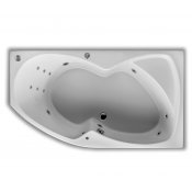 Masážní vana FONTANA P 170x95x45 cm HYDRO s PROFI LIGHT ovládáním, s automatickým Proplachem