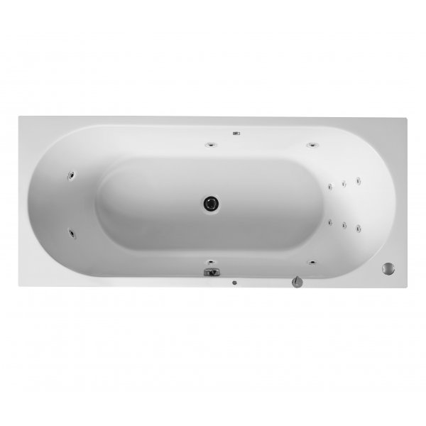 Masážní vana GEMINI 170x75x43 cm HYDRO s PROFI LIGHT ovládáním, s automatickým Proplachem