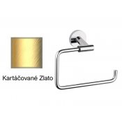 Držák ručníku KARTÁČOVANÉ ZLATO