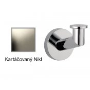 Mosazný háček KARTÁČOVANÝ NIKL