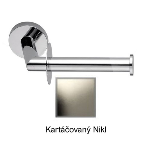 Držák toaletního papíru KARTÁČOVANÝ NIKL