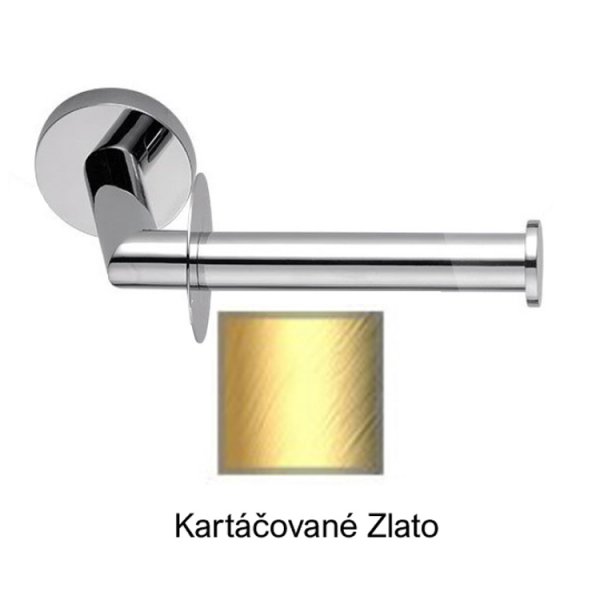 Držák toaletního papíru KARTÁČOVANÉ ZLATO