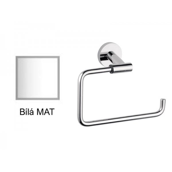 Držák ručníku BÍLÁ MAT